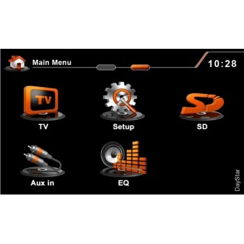 Штатная магнитола DayStar DS-7004HD для Hyundai Santa Fe 2013+ 3S