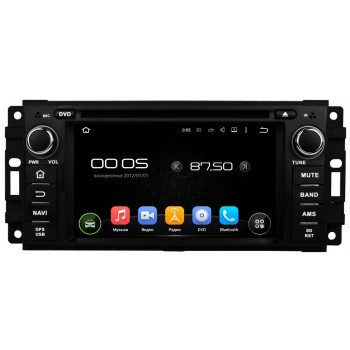 Штатная магнитола CarMedia KD-6235 Jeep Cherokee IV 08-12, Commander 08-10, Compass 11-16, Grand Cherokee III 07-10, Liberty (North America) II 09-12, Liberty (Patriot) 09-13, Wrangler III 07-17 Android 10