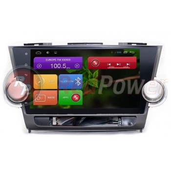 Штатная магнитола RedPower 21035B для Toyota Highlander Android 9.1