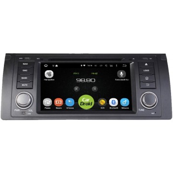 Штатная магнитола Roximo CarDroid RD-2701 для BMW E39 E53 M5 X5 1996-2007 (Android 10)