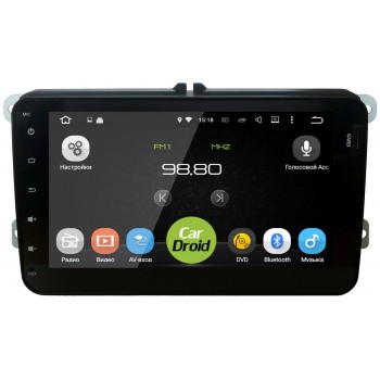 Штатная магнитола Roximo CarDroid RD-3706 Volkswagen Amarok, Golf, Jetta, Passat, Polo, Tiguan, Touran, Touareg (Android 10)