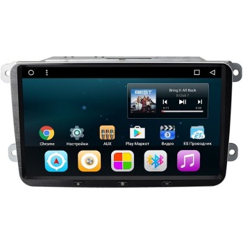 Штатная магнитола для Skoda Fabia, Superb, Roomster, Rapid LeTrun 1706 Android 9.1