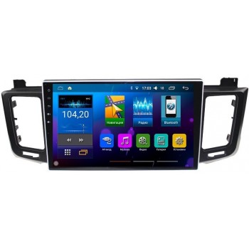 Штатная магнитола для Toyota RAV4 2013+ LeTrun 1531 Android 10 Intel SoFIA экран 10,2 дюйма