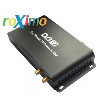 Цифровой 4-х чиповый автомобильный ТВ-тюнер DVB-T2 Roximo RTV-002 (4 антенны)